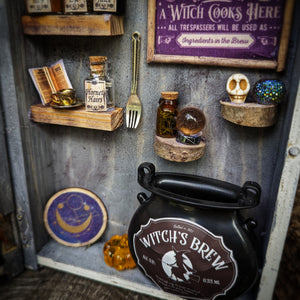 Book nook the kitchen witch