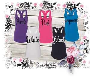 Crystal Ball tank top solid color